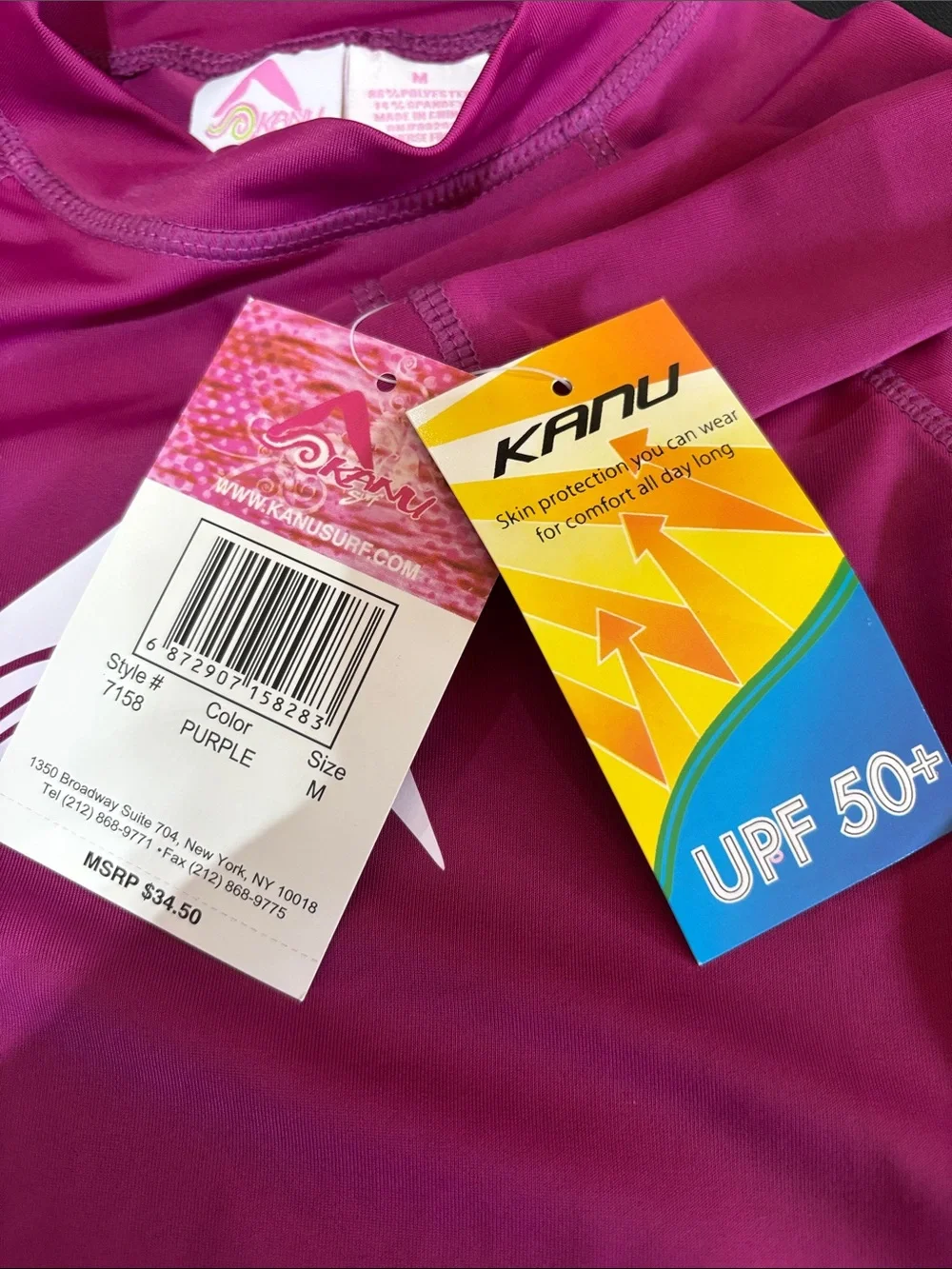 Kanu Surf UPF 50+ rashguard,mock neck, long sleeve,active, 4 way stretch